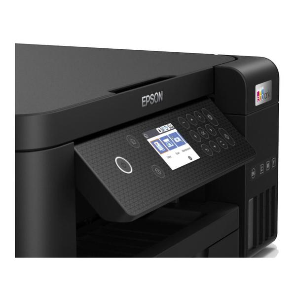 Poza Multifunctional Epson EcoTank L6260, inkjet, A4, 15ppm, Duplex, USB, Retea, Wireless (Negru)