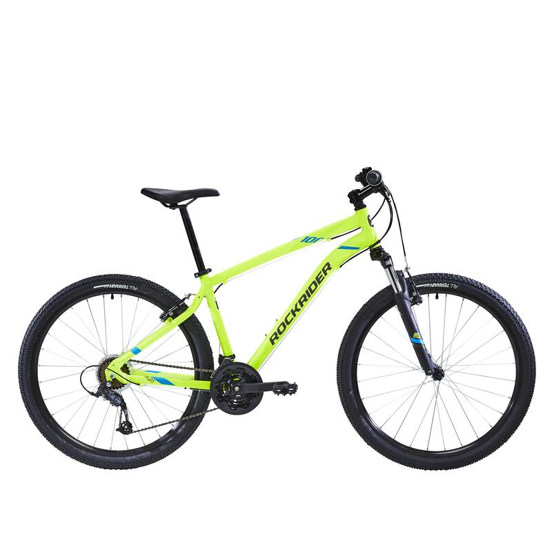 Bicicletă MTB ST 100 27,5" Galben Fluorescent