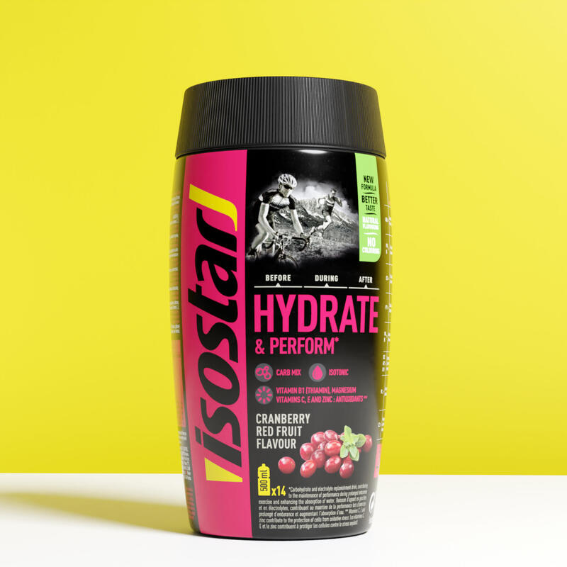 Poza Băutură Izotonică Pudră Isostar Hydrate &Perform Antioxidantă Fructe Pădure 560g - imagine mare 1