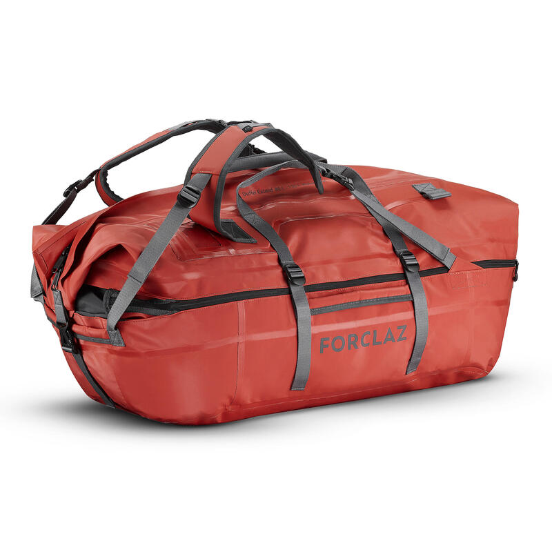 Poza Geantă Impermeabilă Trekking călătorie DUFFEL900 EXTEND 80L - 120L - imagine mare 2