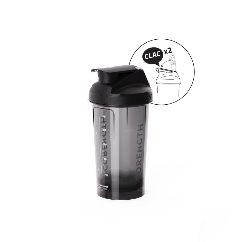 Shaker clasic 500 ml Negru