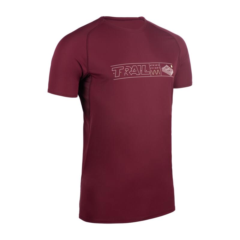 Poza Tricou Alergare Trail Running Bordo Bărbați - imagine mare 2