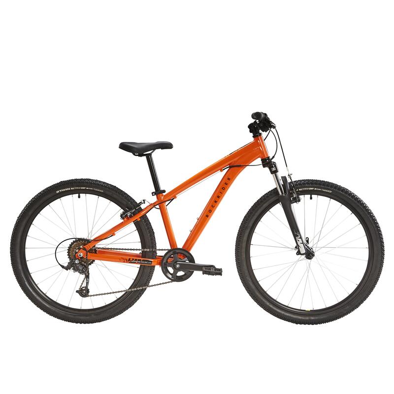 Poza Bicicletă MTB Rockrider ST500 26" Portocaliu Copii 9-12 ani - imagine mare 2