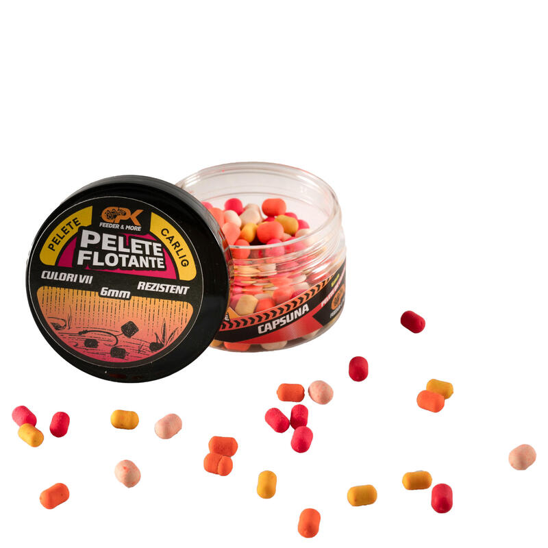 Poza PELETE Flotante CPK Feeder Pop Up Dumbell CAPSUNA 6mm 20 GR - imagine mare 2