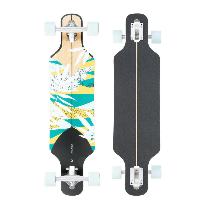 Poza Longboard 100 DROP MINI FLORAL - imagine mare 2