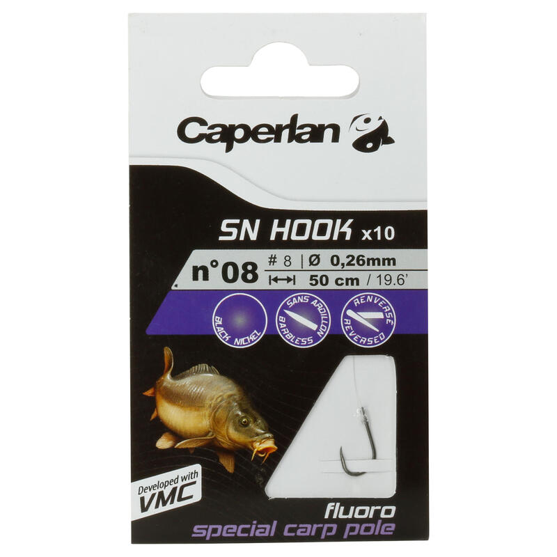 Cârlige Montate Pescuit SN Hook Fluorocarbon Carp Pole