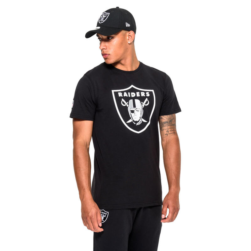 Poza Tricou fotbal american NFL LAS VEGAS RAIDERS Negru Adulți - imagine mare 2