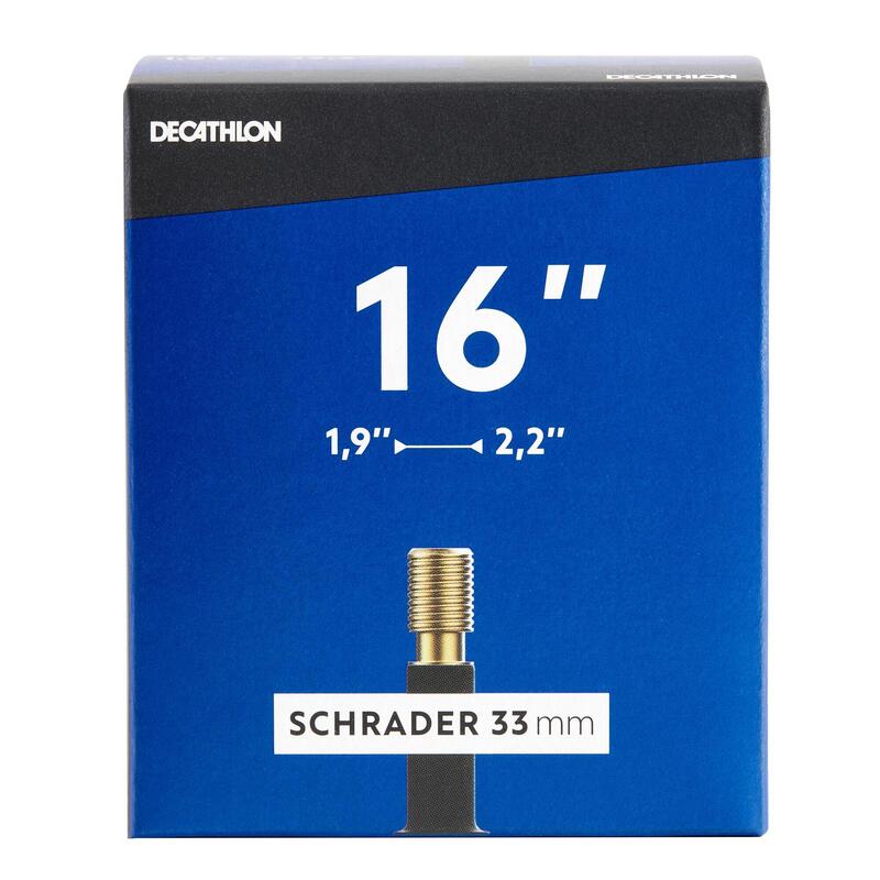 Poza Cameră de aer 16'' Secțiune 1,90-2,20 Valvă Schrader - imagine mare 2