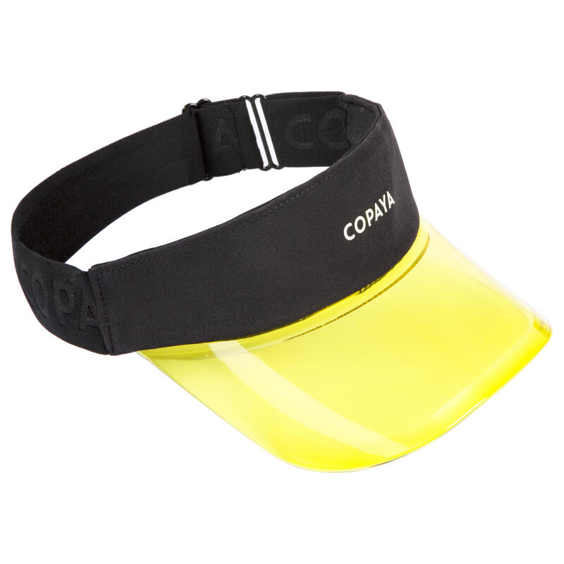 Poza Vizieră transparentă Volei pe plajă Negru-Verde Adulți - imagine mare 2