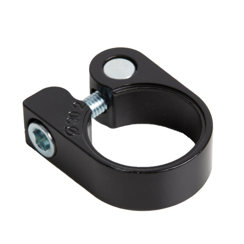 Poza Colier de şa cu filet 30 mm Negru - imagine mare 2