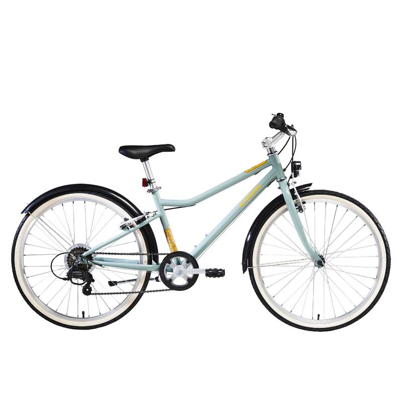 Poza Bicicletă polivalentă RIVERSIDE 500 KAKI 24'' Copii 9-12 ANI - imagine mare 1