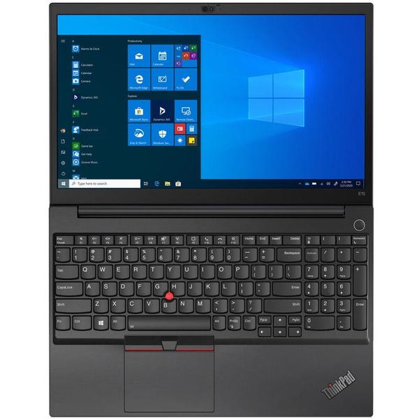 Poza Laptop Lenovo ThinkPad E15 Gen 2 (Procesor Intel® Core™ i5-1135G7 (8M Cache, up to 4.20 GHz) 15.6" FHD, 16GB, 512GB SSD, Intel® Iris Xe, FPR, Negru)