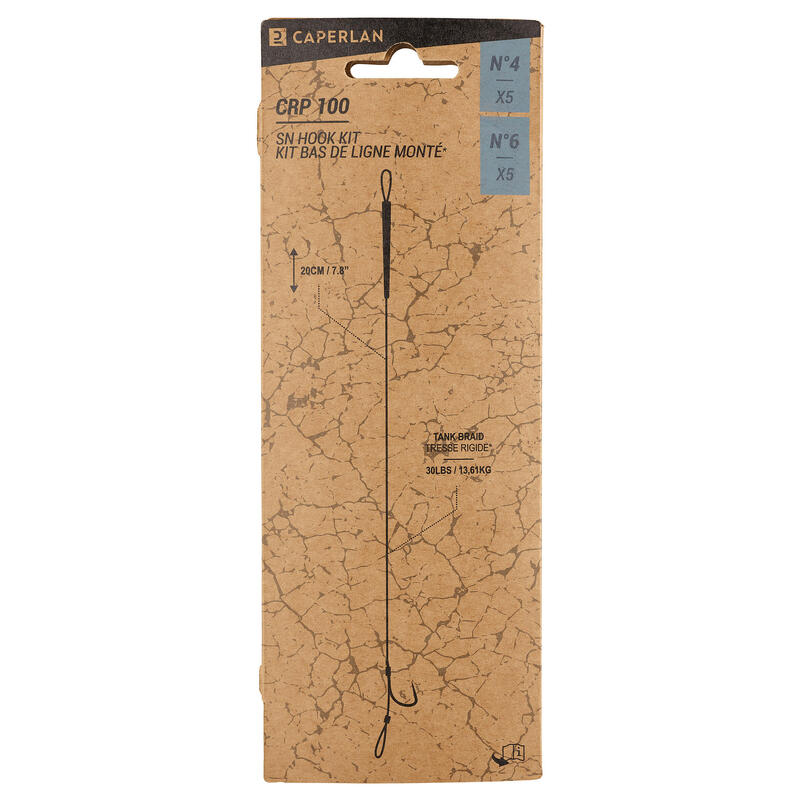 Poza Set forfac gata montat (x10) SN Hook 100 Pescuit la crap - imagine mare 2