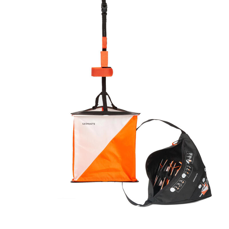 Poza Set 10 Balize din Material Cursă de Orientare 15 x 15 cm - imagine mare 2