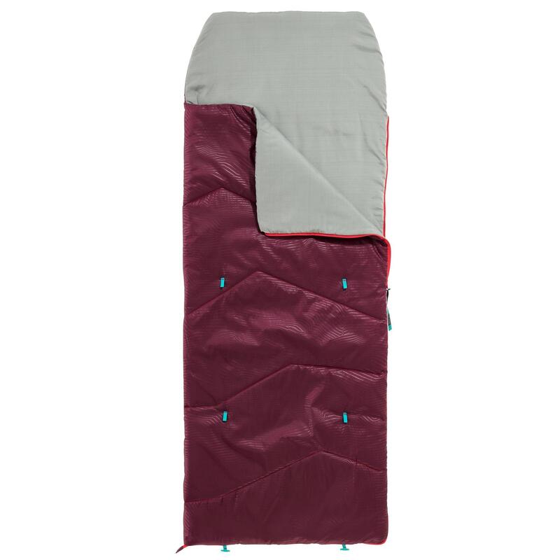 Poza Sac de dormit Camping MH100 10°C Mov Copii - imagine mare 1