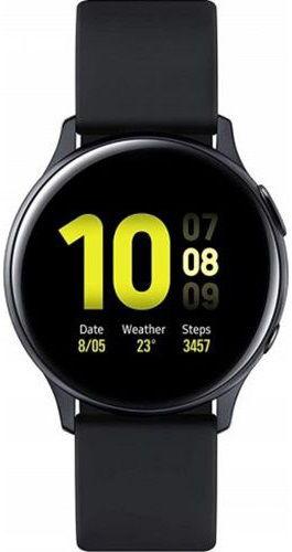 Poza Smartwatch Samsung Galaxy Watch Active 2 SM-R835, Procesor Dual-Core 1.15GHz, Super AMOLED 1.2", 1.5GB RAM, 4GB Flash, Bluetooth, Wi-Fi, 4G, Carcasa Aluminiu, Bratara Cauciuc 40mm, Rezistent la apa si praf, Tizen (Negru)