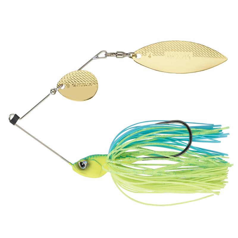 Poza SPINNERBAIT SPINO 14G ALBASTRU CHARTREUSE - imagine mare 2