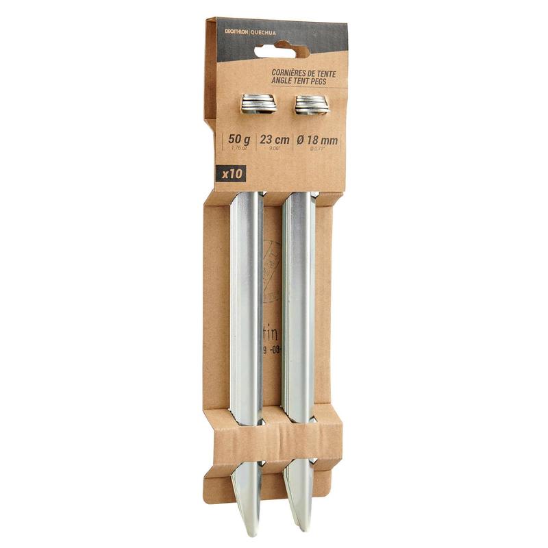 Set 10 cuie pentru cort, pentru teren moale sau instabil