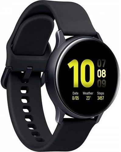 Poza Smartwatch Samsung Galaxy Watch Active 2 SM-R835, Procesor Dual-Core 1.15GHz, Super AMOLED 1.2", 1.5GB RAM, 4GB Flash, Bluetooth, Wi-Fi, 4G, Carcasa Aluminiu, Bratara Cauciuc 40mm, Rezistent la apa si praf, Tizen (Negru)