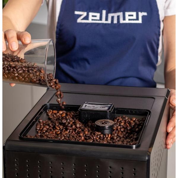 Poza Espressor Zelmer ZCM8121, 1550 W, Presiune 20 Bar, 2 L (Negru) - imagine mare 4