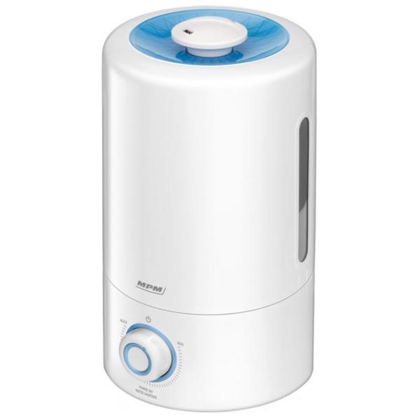 Umidificator MPM MNP-03, 25 W, 5 L, 300 ml/h, Recomandat pentru incaperi de pana la 30 mp, Filtru ceramica (Alb)