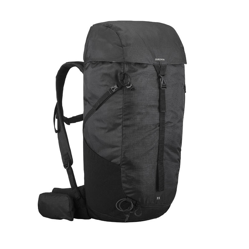 Poza Rucsac Drumeție la munte MH100 35L Negru - imagine mare 2