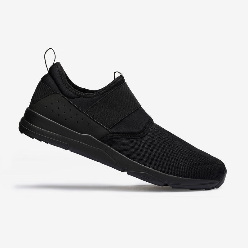 Poza Încălțăminte mers sportiv PW 160 Slip-On Negru Bărbați - imagine mare 2