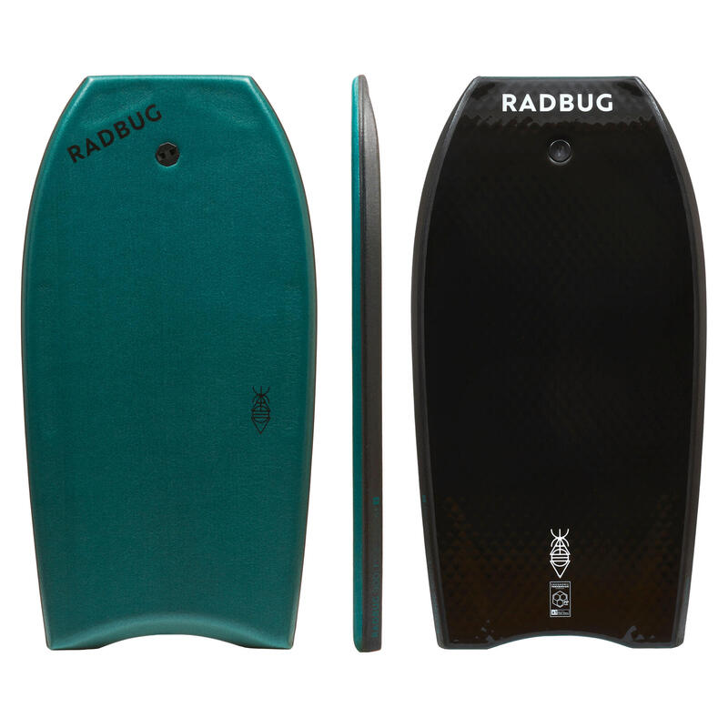 Placă bodyboard 900 Negru-Verde
