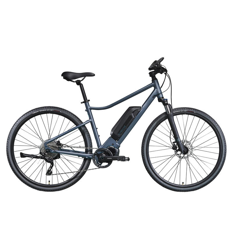 Poza Bicicletă polivalentă electrică RIVERSIDE 540 E Albastru - imagine mare 2