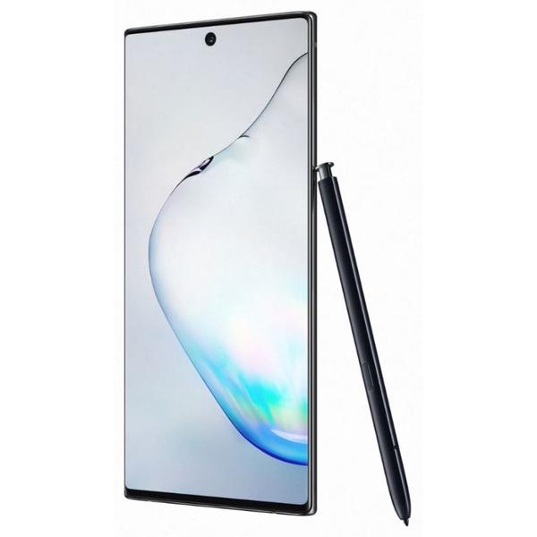 Poza Telefon Mobil Samsung Galaxy Note 10, Procesor Snapdragon 855 Octa-core, Dynamic AMOLED Capacitive touchscreen 6.3", 8GB RAM, 256GB Flash, Camera Tripla 16+12+12MP, 4G, Single Sim, Wi-Fi, Android (Negru) - imagine mare 3