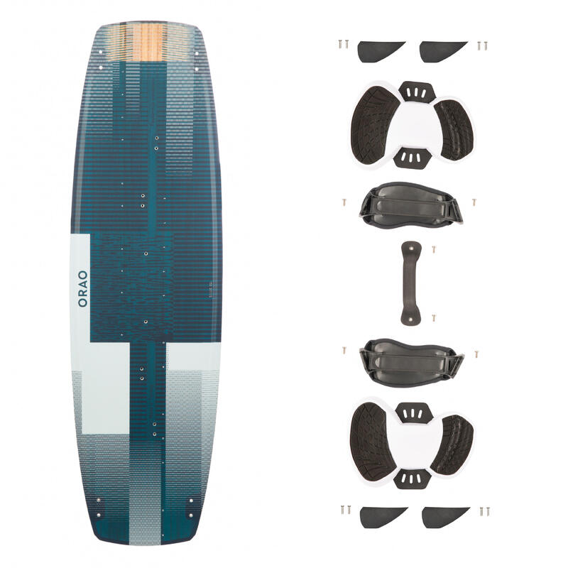 Poza Placă KITESURF TWIN TIP 500 CARBON 136X40,5CM (PAD-URI ȘI STRAP-URI INCLUSE) - imagine mare 2