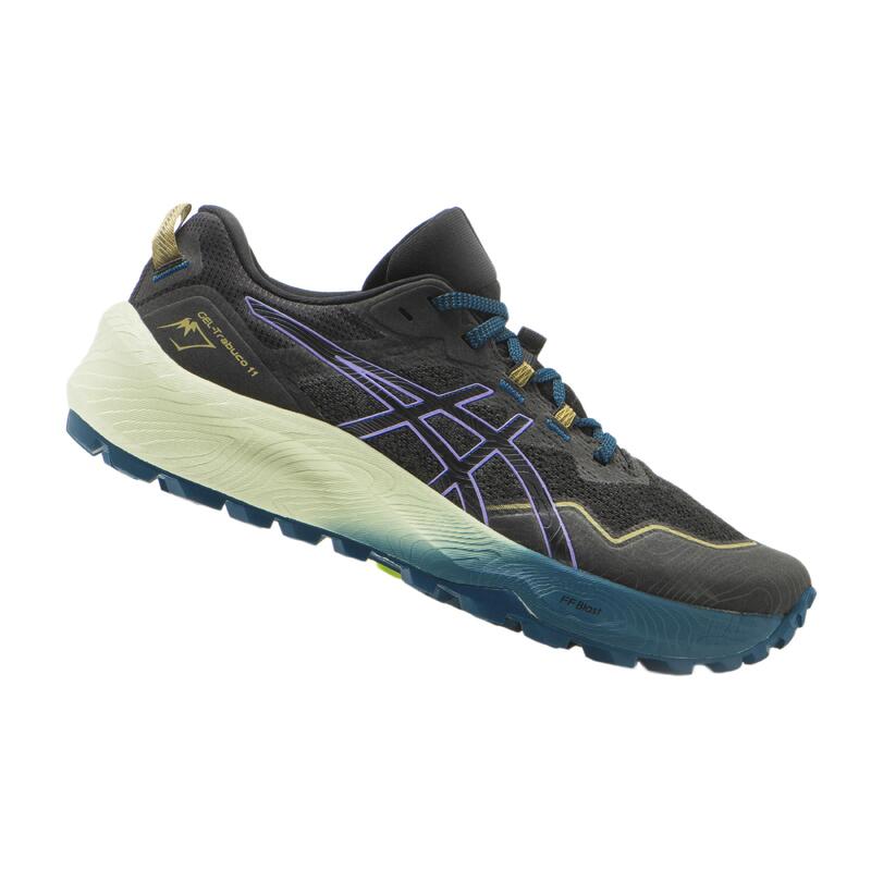 Poza ÎNCĂLȚĂMINTE TRAIL ALERGARE ASICS GEL-Trabuco 11 NEGRU/MOV DIGITAL DAMĂ - imagine mare 2