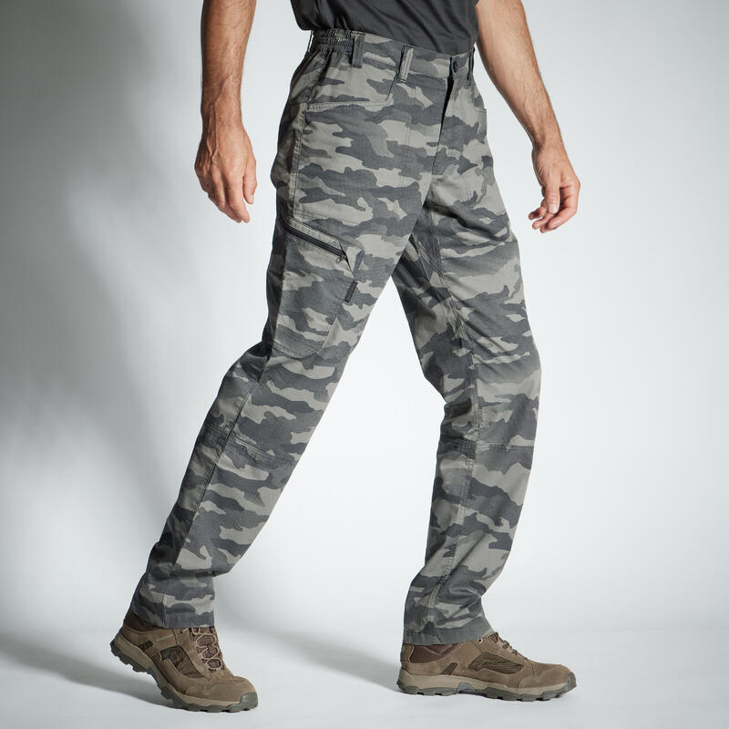Poza Pantalon Ușor 100 Camo gri Bărbați - imagine mare 2