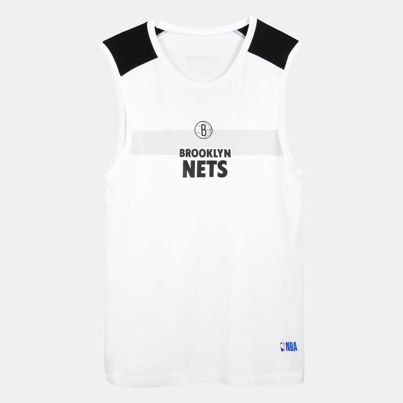 Poza Maiou termic Baschet UT500 NBA Brooklyn Nets Alb Copii - imagine mare 2