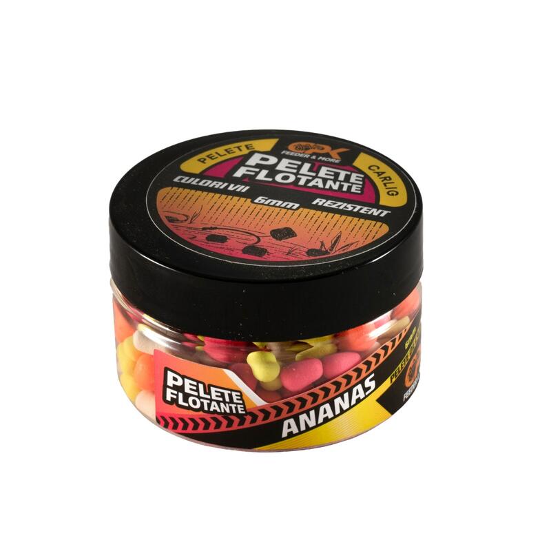 Poza PELETE Flotante CPK Feeder Pop Up Dumbell ANANAS 6mm 20 GR - imagine mare 2