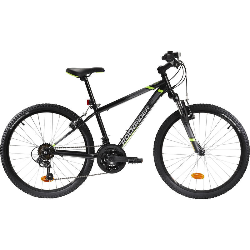 Poza Bicicletă MTB Rockrider ST500 24" Negru Copii 9-12 ani - imagine mare 5