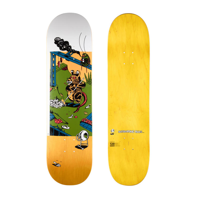 Poza Placă skateboard DK120 KNUTS - SKATEBOARDING RULES 8" - imagine mare 2