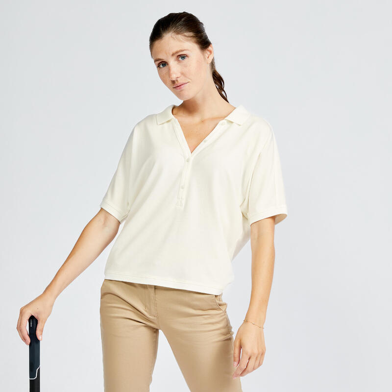 Poza Tricou Polo Golf MW520 Bej Damă - imagine mare 2
