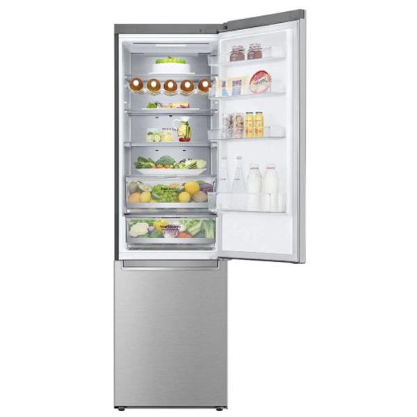 Poza Combina frigorifica LG GBB72NSUGN, No Frost, E-Micom, Clasa D, H 203 cm, Noble Steel - imagine mare 3