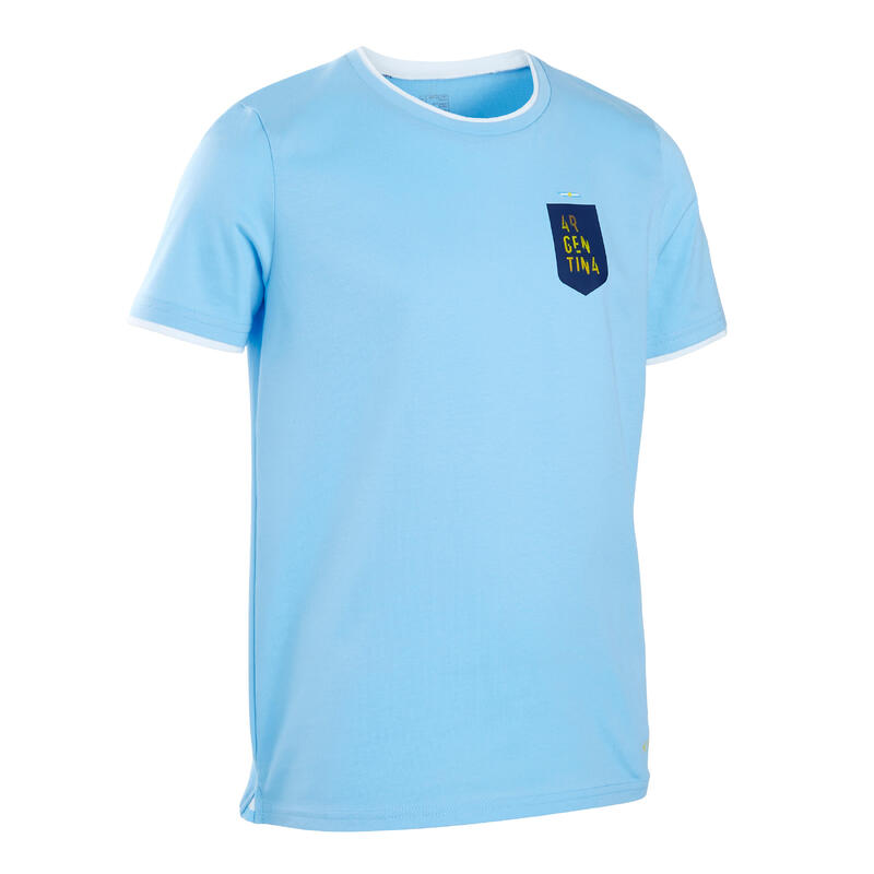 Poza Tricou Fotbal FF100 Replica Argentina 2022 Albastru Copii - imagine mare 2