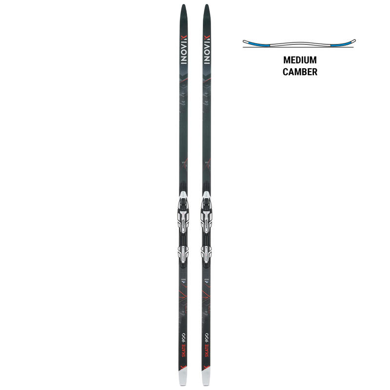 Poza Schiuri Fond Skating 900 Camber MEDIUM+ Legături Rottefela Xcelerator Adulți - imagine mare 2