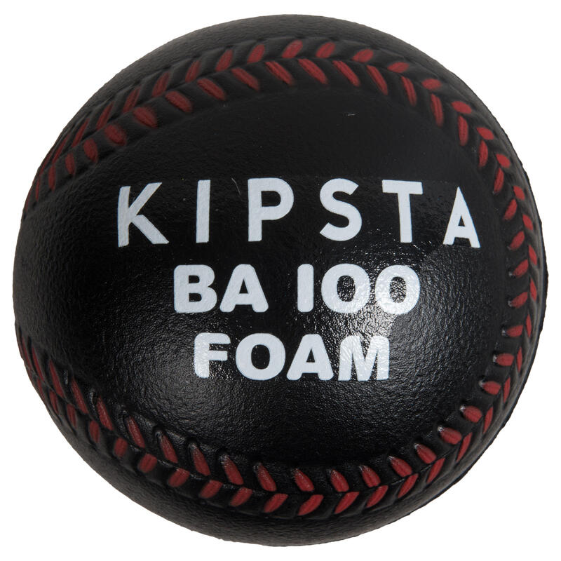 Minge din Spumă Baseball 100 Foam Negru/Roşu