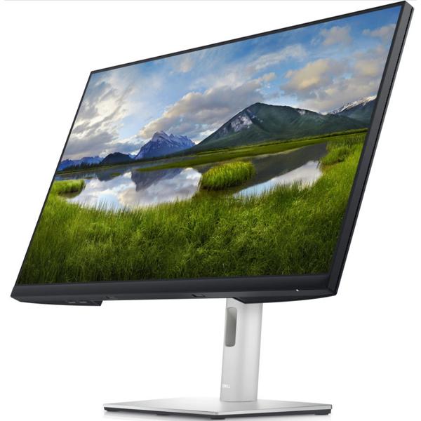 Poza Monitor IPS LED Dell 27" P2722H, Full HD (1920 x 1080), VGA, HDMI, DisplayPort, Pivot (Negru/Argintiu)