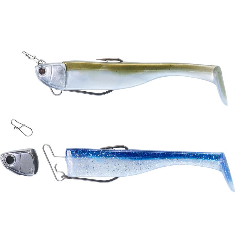 Poza SET NĂLUCI FLEXIBILE SHAD WXM KIT MOGAMI 120 10/15G NATURAL - imagine mare 1