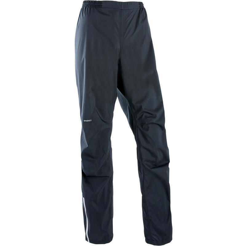 Poza Pantalon de Trening Impermeabil Alergare Trail Running Negru Damă - imagine mare 1