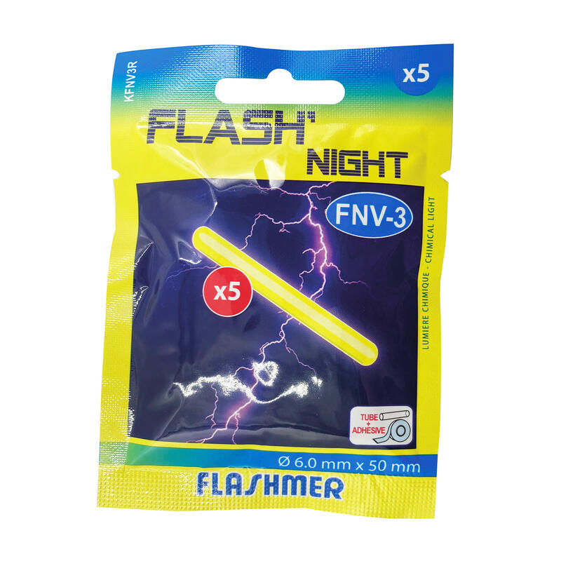Poza Batoane luminoase FNV-3 FLASH NIGHT T3 6,0x50mm x 5 bucăți - imagine mare 2