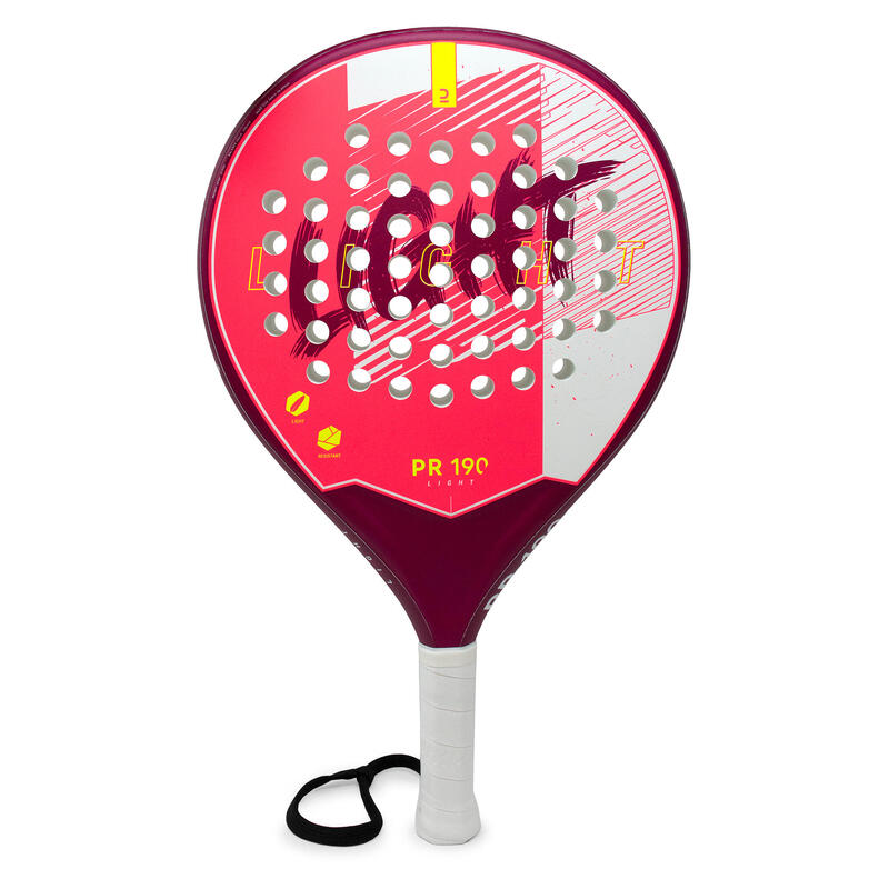 Poza Rachetă Padel PR190 Light Alb-Roz Copii - imagine mare 1