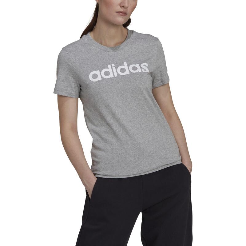 Poza Tricou Fitness Adidas Gri Damă - imagine mare 1