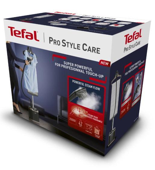 Poza Aparat de calcat cu abur Tefal Pro Style Care IT8490E0, 2000 W, 42 g/min, 1.3 l, Oprire automata (Negru)