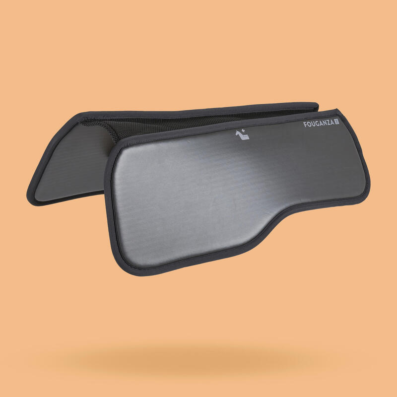 Poza Amortizor Spate 100 Echitație Ponei/Cai Negru - imagine mare 2